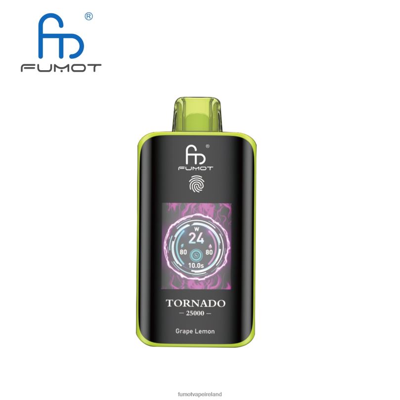 Fumot Tornado 25000 Disposable Vape Grape Lemon - FZ4TN6 Fumot Vape Online Shop